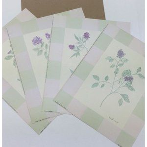 Andaz Press Purple Floral Prints Set of 4 Artwork Pictures 8x10
